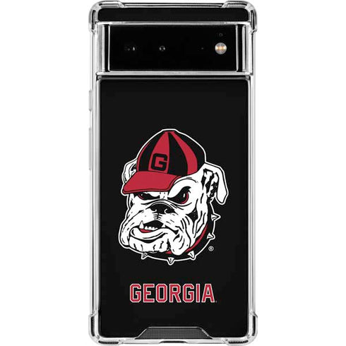 University of Georgia Bulldogs Mascot Google Pixel 6 Clear Case
